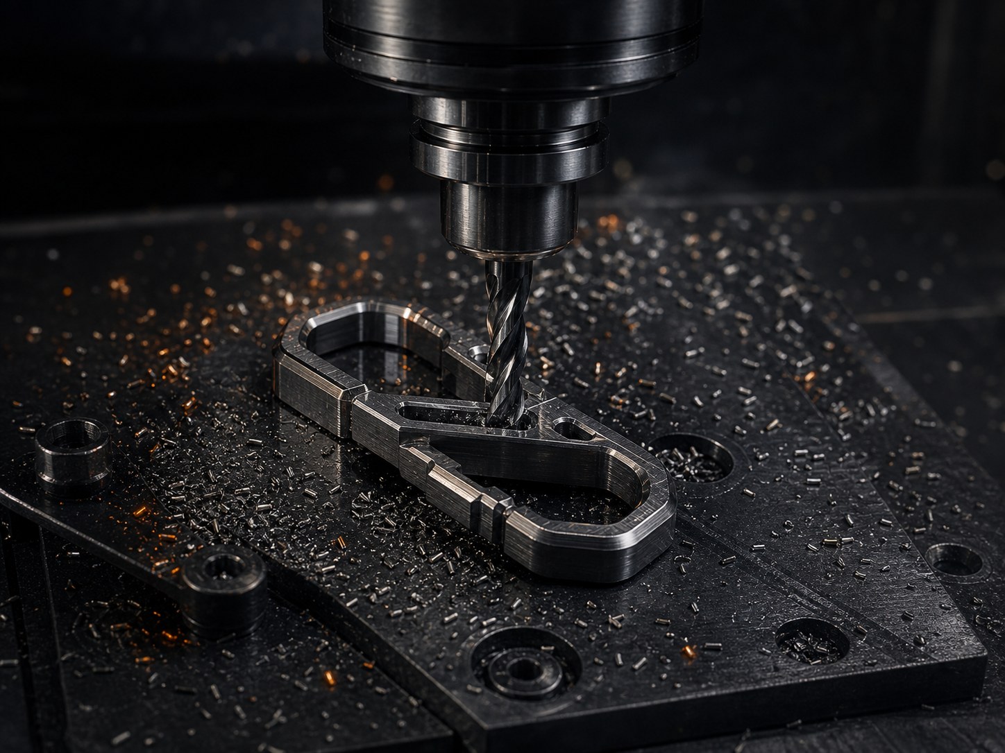CNC machining titanium EDC gear